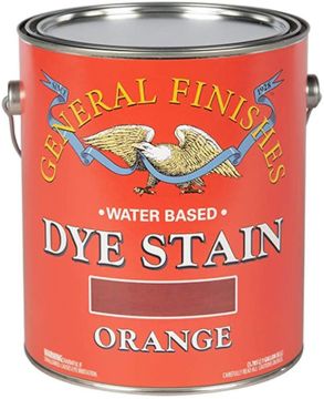 Picture of Stain, Wood Dye, Water Base, Orange Gallon