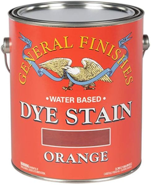 Picture of Stain, Wood Dye, Water Base, Orange Gallon