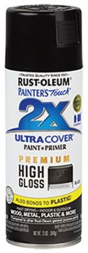 Picture of Paint, Int/Ext, High Gloss, Black Aerosol