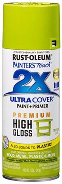 Picture of Paint, Int/Ext, High Gloss, Tropical Leaf Aerosol