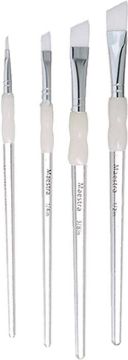 Picture of Brush, Artist, Taklon, 4pc Angle 1/8, 1/4, 3/8, 1/2
