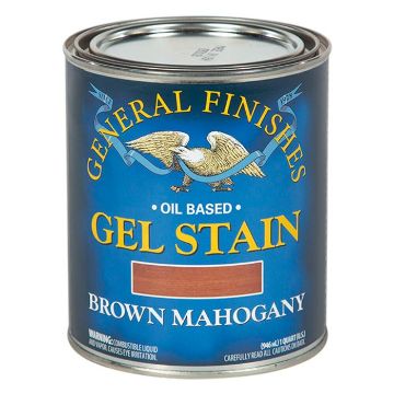 Picture of Stain, Wood, Oil Gel, Brown Mahogany Quart