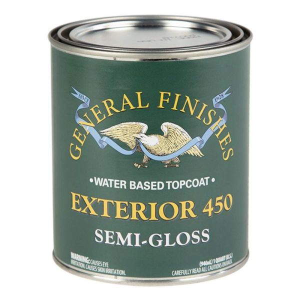 Picture of Topcoat, Outdoor, Water Based, Semi-Gloss Quart