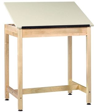 Picture of Table, Drafting, 36"Wx24"D adj surface 36"H