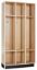 Picture of Cabinet, Backpack, Three Sections 36"Wx15"Dx72"H