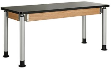 Picture of Table, Adjustable, Plastic Laminate Top 60"Wx24"D
