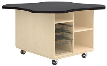 Picture of Bench, Intermix Mobile, Open Tote 36" Black