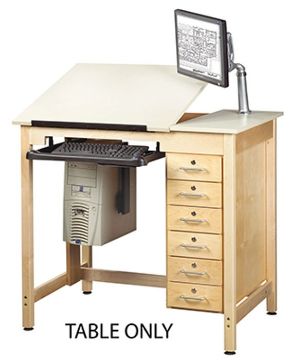 Picture of Table, Drafting 42"Wx30"Dx39-3/4"H