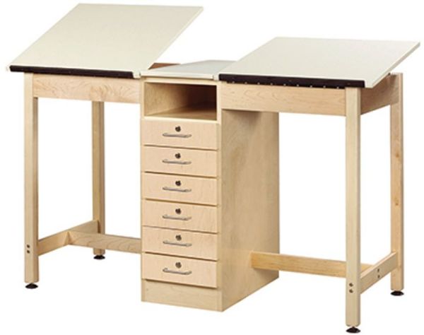 Picture of Table, Drafting, 2-Station 60"Wx24"Dx36"H