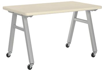 Picture of Table, A-Frame, Silver Frame, Laminate 72"Wx36"D