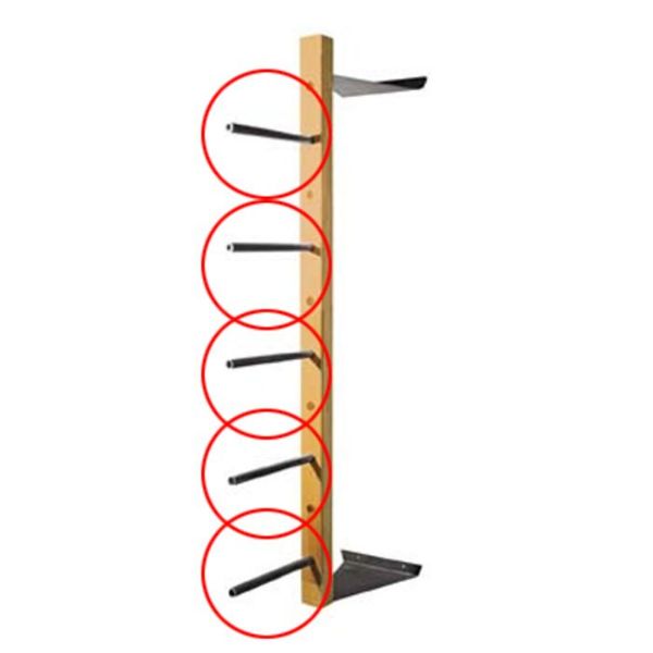 Picture of Rack, Lumber, Pipe Arm, Extra Steel 1-1/4"x16"