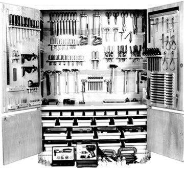 Picture of Tool Locker, Metalworking w/o Tools, 60"Wx22"Dx84"H