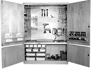 Picture of Tool Locker, Sm Engine & Power Mech w/o Tools, 60"Wx22"Dx84"H