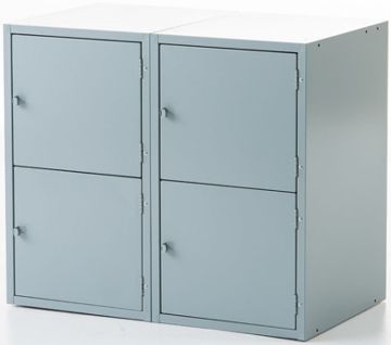 Picture of Cabinet, Base Unit, 4-Locker Gray