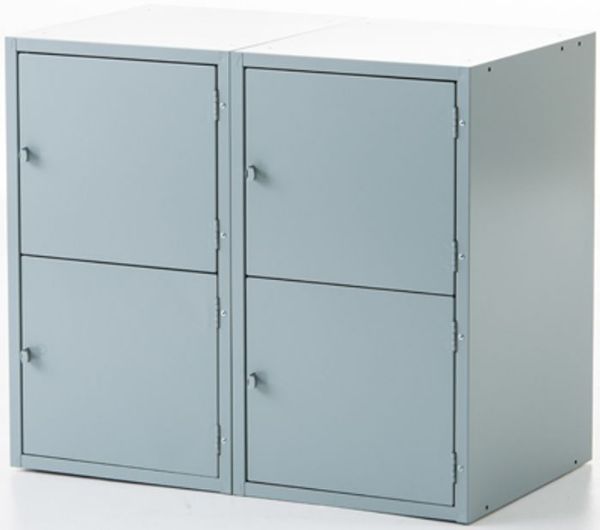 Picture of Cabinet, Base Unit, 4-Locker Gray