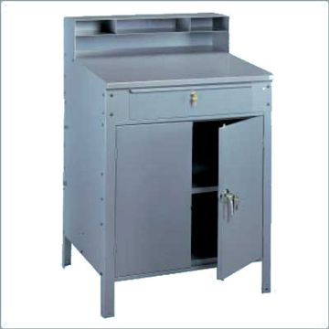 Picture of Desk, Standing Cabinet 32"W x 29"Dx 53"H Med Gray