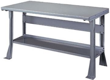 Picture of Bench, Open Base, Maple Top, Astro Gray 4'Wx24"Dx1-3/4"H