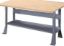 Picture of Bench, Open Base, Maple Top, Astro Gray 8'Wx30"Dx1-3/4"H