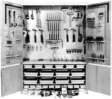 Picture of Tool Locker, Building Trades w/o Tools, 60"Wx22"Dx84"H