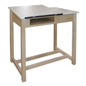 Picture of Table, Drafting, 2 pc Fixed Top 36"Wx24"Dx37-1/2"H