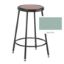 Picture of Stool, Upholstered, Adjustable Leg 18"-26"H,DarkGry Vnyl/Azur Gry