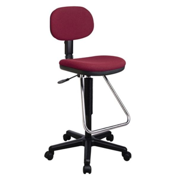 Picture of Stool, Drafting, Adjustable Height 24"-34"H, w/Adjustable Backres