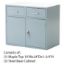Picture of Bench, Wall Style, Maple Top Double Door-2 Drawer, 1-3/4"H