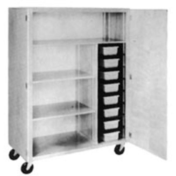 Picture of Cabinet, Storage, Mobile 8 Tote Trays, Set Up