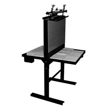 Picture of Bench, Gas Welding, Black w/Manifold & Shut-Off Valves