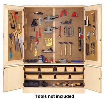 Picture of Tool Locker, Technology Education, Modified w/o Tools, 60"Wx22"Dx84"H