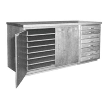Picture of Bench, Storage 72"W x 30"D x 36-1/2"H, Set Up