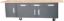 Picture of Bench, Mobile, Maple Top, Charcoal Gray w/dust coll,96"x34"x1-3/4" Top