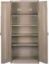 Picture of Cabinet, Storage 4 Shelves,18"D,Med Gray,Set Up