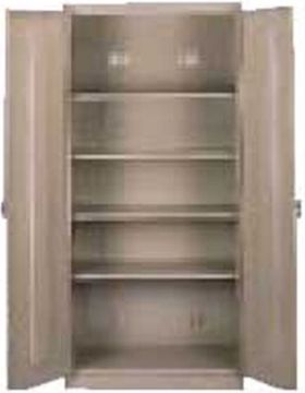 Picture of Cabinet, Storage 4 Shelves,24"D,Med Gray,Set Up