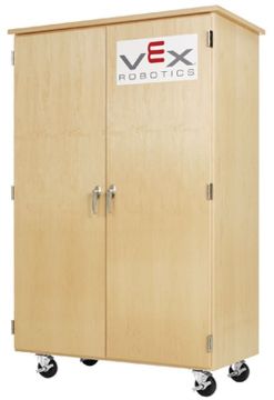 Picture of Cabinet, Storage, Robot-with VEX Logo 44"Wx24Dx68"H