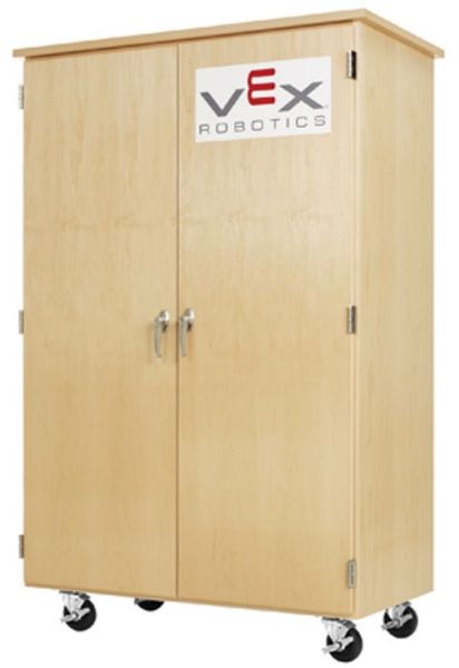 Picture of Cabinet, Storage, Robot-with VEX Logo 44"Wx24Dx68"H