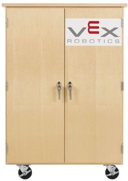 Picture of Cabinet, Storage, Robot - for VEX Totes & VEX Logo 36"Wx24"Dx53"H