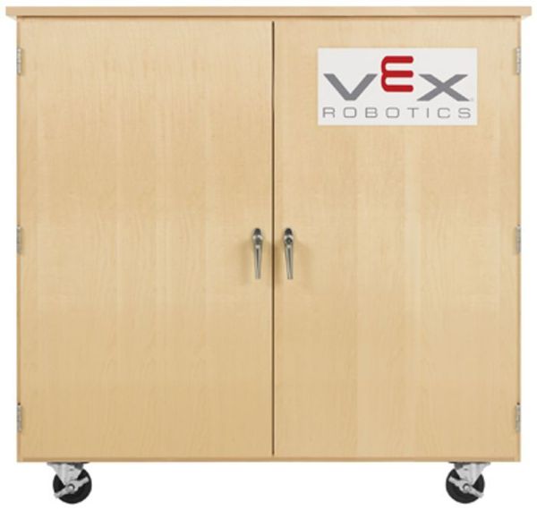 Picture of Cabinet, Storage, Robot - fpr VEX Totes & VEX Logo 50"Wx24"Dx53"H