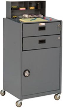 Picture of Cart, Mobile Shop Locking , 23"Wx20"Dx51"H, Gray