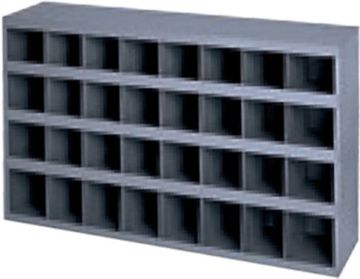 Picture of Bin, Storage 72 Bins, Gray