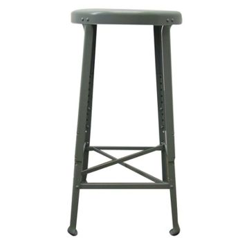 Picture of Stool, Steel Seat, Adjustable Angle Leg 27"-34"H