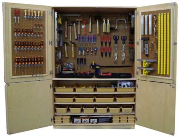Picture of Tool Locker, Techonology Education, Modified w/Tools, 60"Wx22"Dx84"H