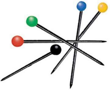 Picture of Pins, Color Ball 1-1/4"
