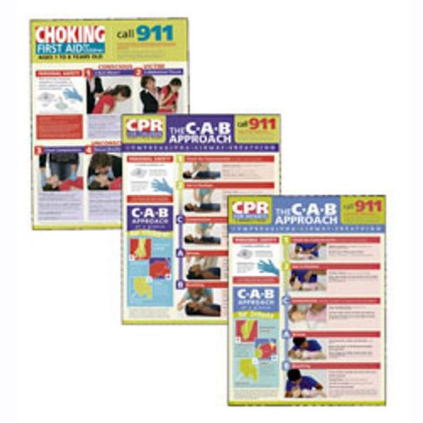 Picture of Poster, Set, Set/3 Children's First Aid