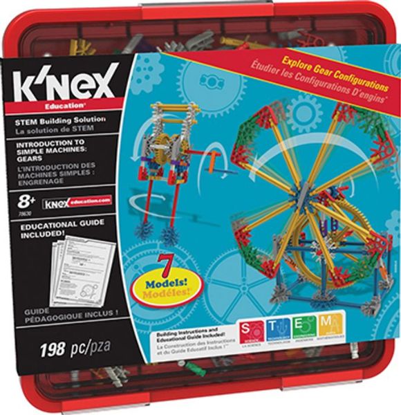 Picture of K'NEX, Intro to Simple Machines Gears Set 198pc