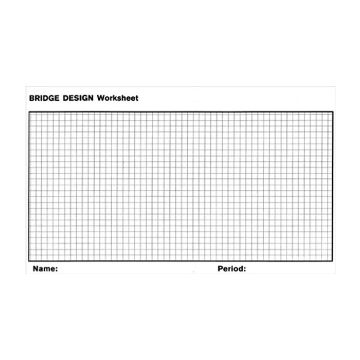 Picture of Worksheets Bridge Design