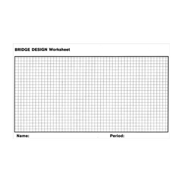 Picture of Worksheets Bridge Design