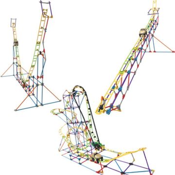 Picture of K'NEX, STEM Explorations, Roller Coaster Buiding Set Over 500 pcs