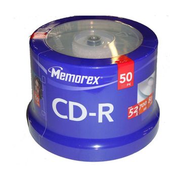 Picture of CDR Recorder Media 700MB, 80Min, Spindle/50