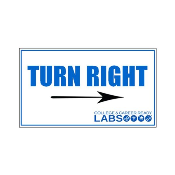 Picture of Business Card, Magnetic, 30 mil Turn Right